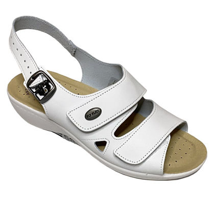 Bild von FLY FLOT Sandalen, Leder, Damen, Weiß