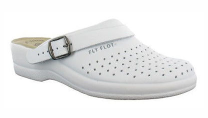 Bild von FLY FLOT Flip-Flops, Leder, Damen, Weiß